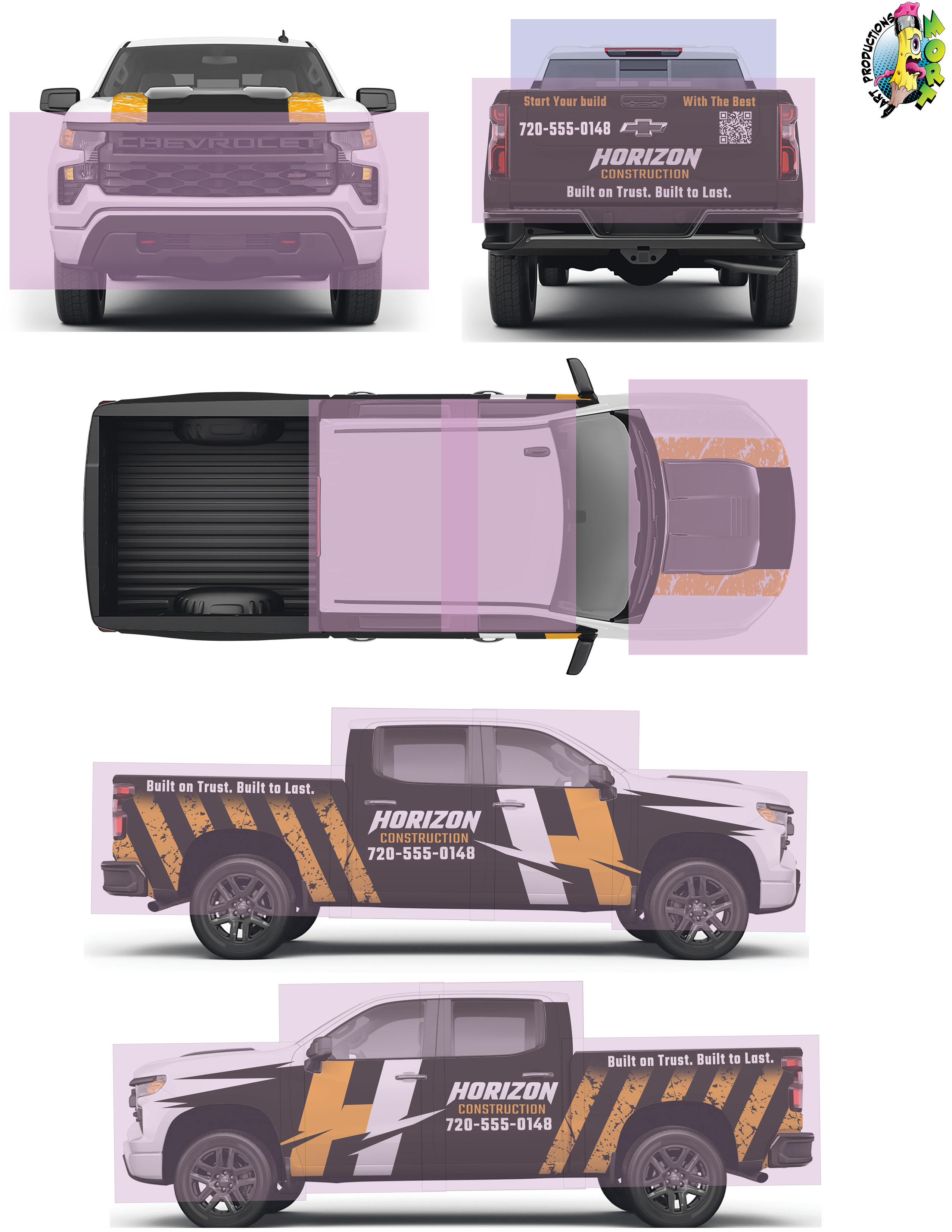 Horizon wrap panel master